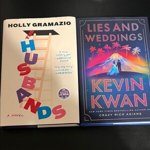 “the husbands” and “lies and weddings” books